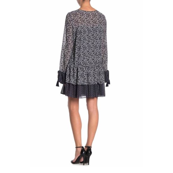 Tularosa Navy Floral Berkeley Shift Dress M - Picture 3 of 9